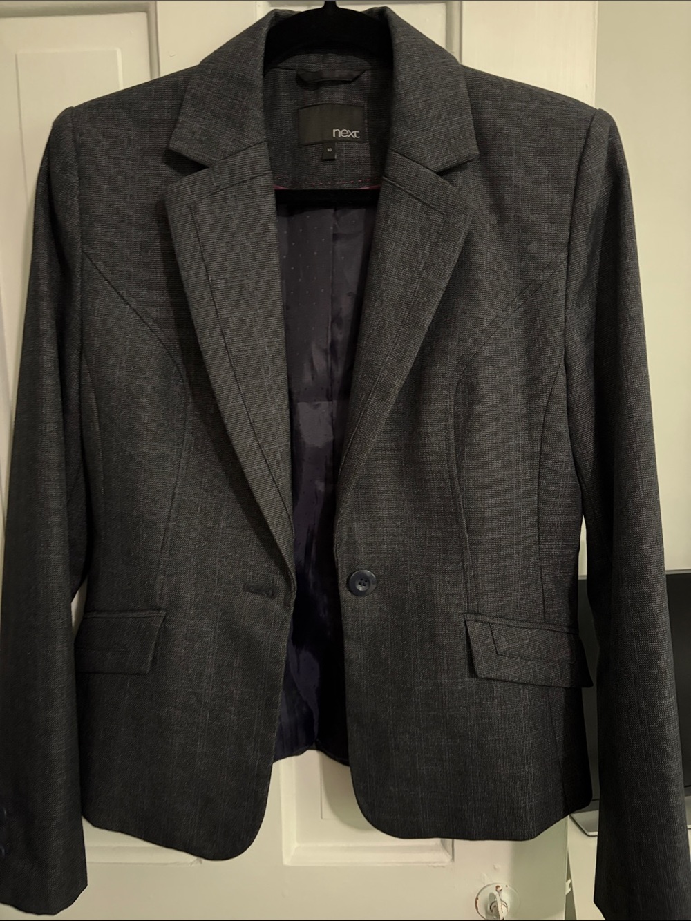 next Charcoal Gray Tailored Women's Blazer